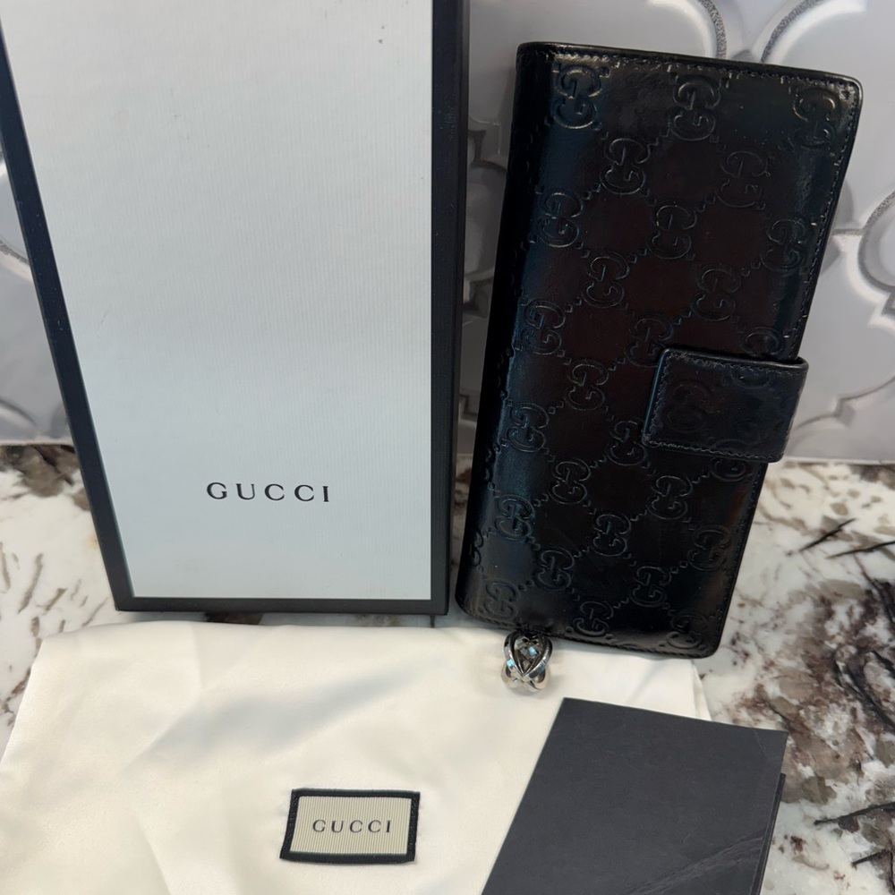Gucci Black Leather Wallet